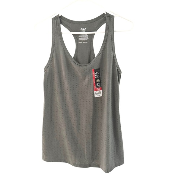 New Athletic Works Racerback Tank Top Womens S Small 4-6 Gray Active Running - Picture 4 of 7
